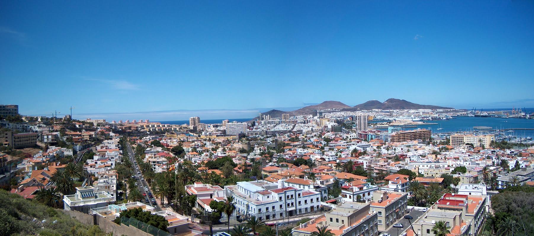 Las Palmas city panorama